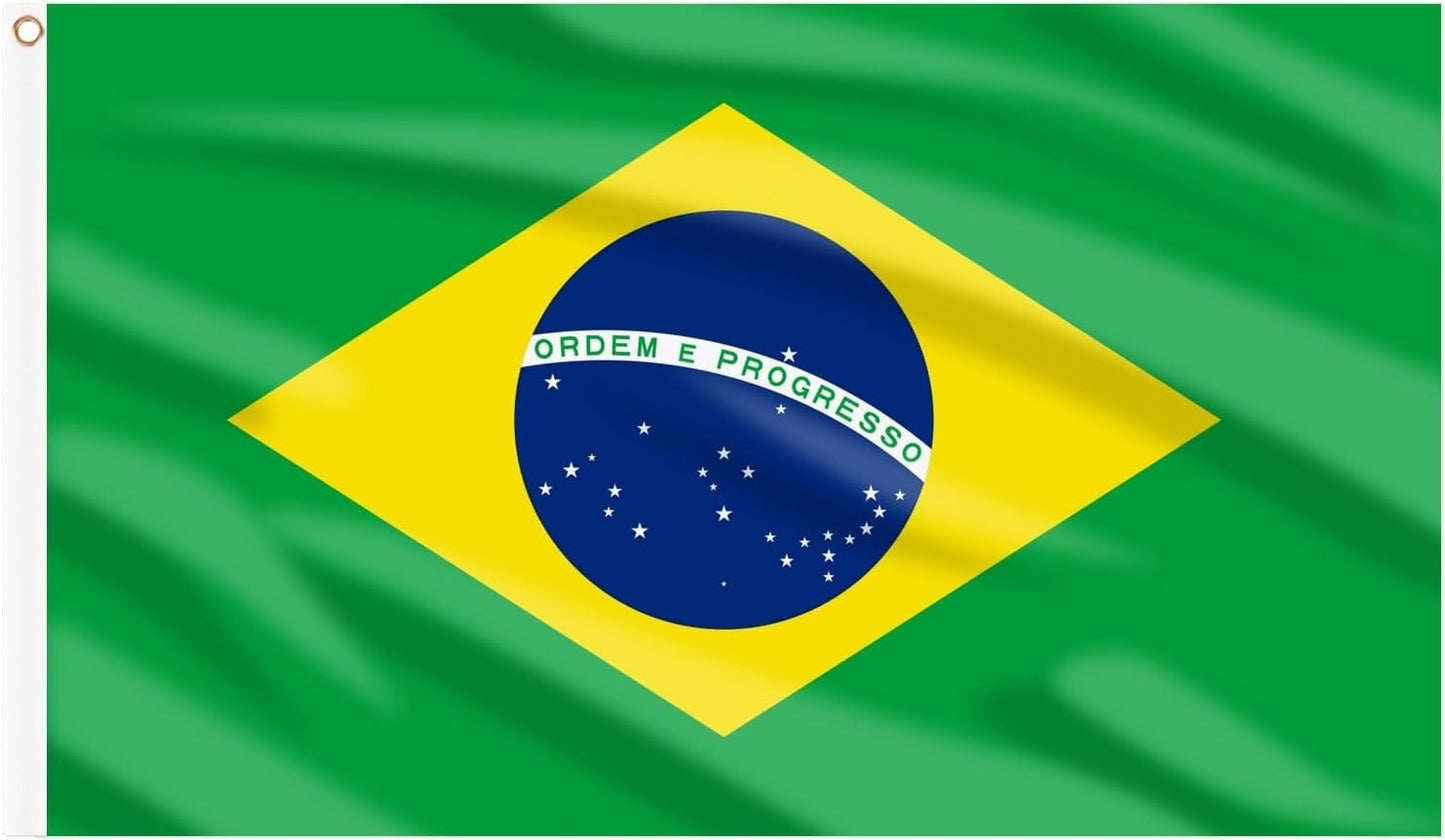 Bandera de Brasil 90cm x 150cm