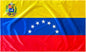 Bandera de Venezuela 7 Estrellas Histórica 1954–2006(Satén 150x90cm)