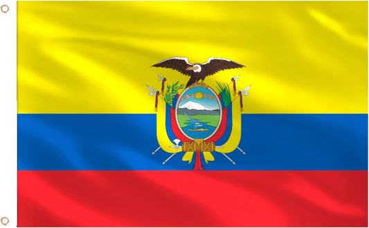 Bandera de Ecuador de 150 x 90 cm