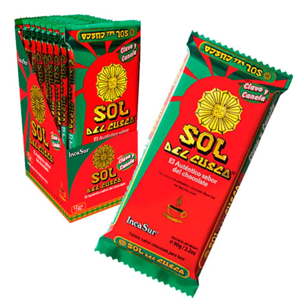 Chocolate para taza Sol Del Cusco 90g Pack x 12 unid