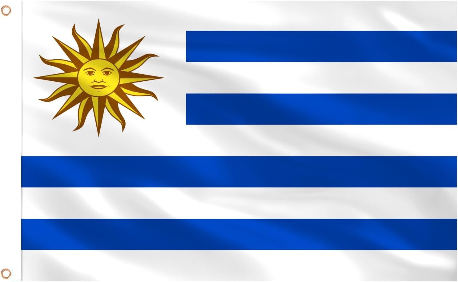 Bandera de Uruguay de 150 x 90 cm